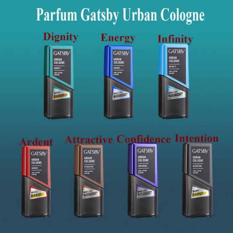 Gatsby Urban Cologne 100 ml/Gatsby Urban/Gatsby Parfum Pria/Gatsby Parfum/Gatsby Men