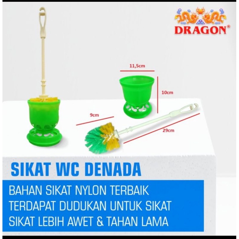 Sikat Wc Bulat Atau Sikat Toilet Denada Merk Dragon