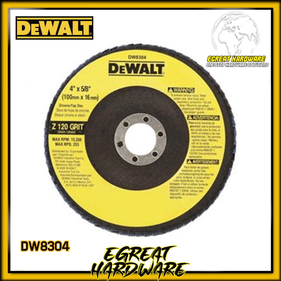 Mata Gerinda Amplas Grit 120 Dewalt Flap Disc DW8304