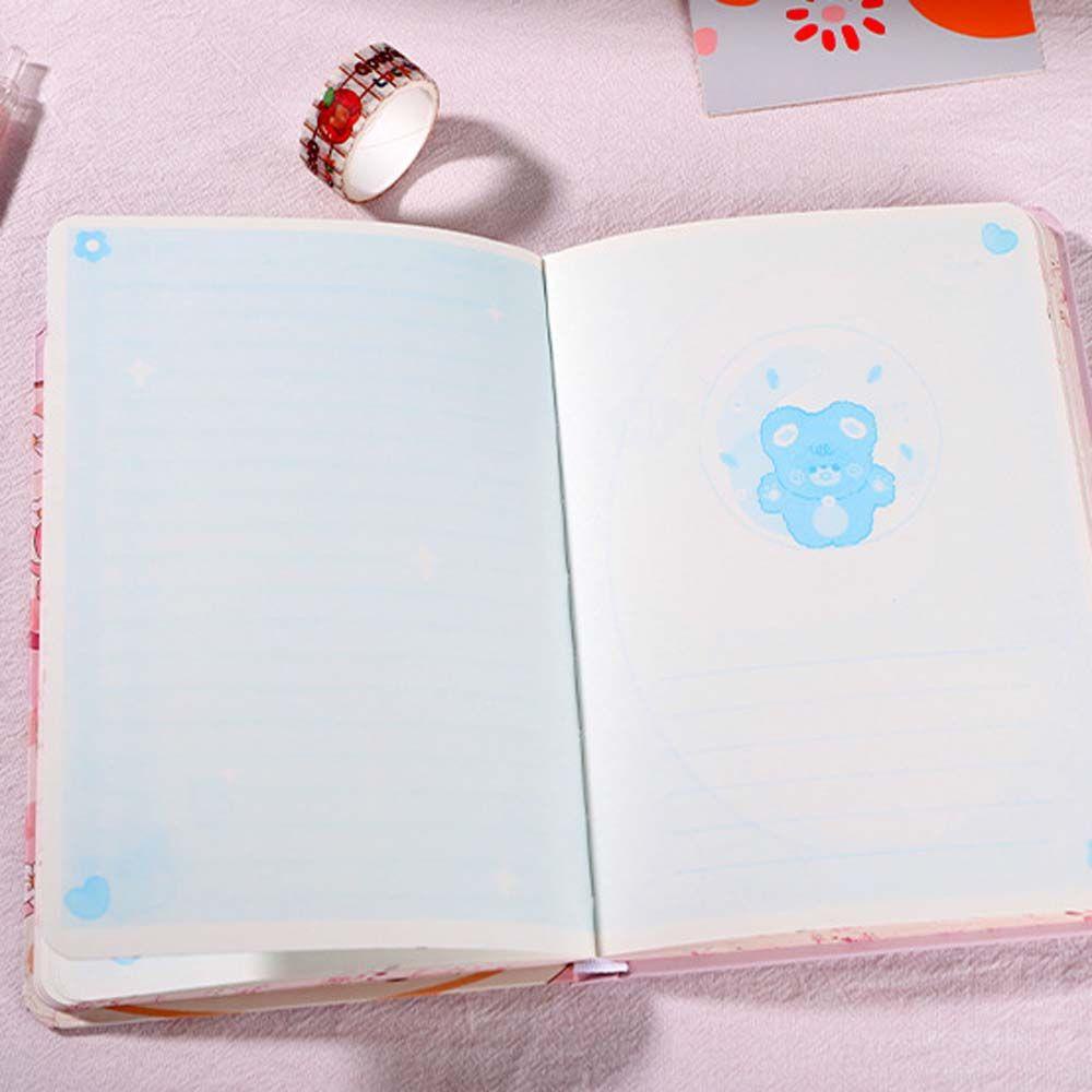 Mxbeauty Gadis Hati Notebook Kawaii Anak Aksesoris Kantor Kartun Cover Alat Tulis Jurnal Notebook