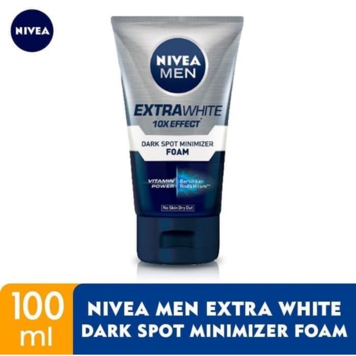 gr201tee Nivea Men Extra Whitening Dark Spot Minimizer Facial Foam 100Ml Putih Bfv20Vf