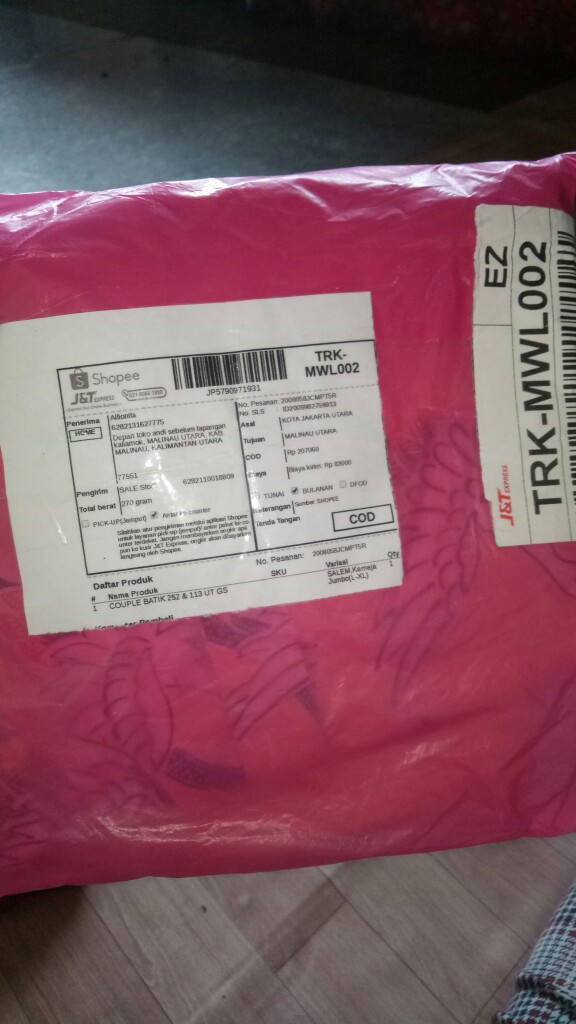 Couple Batik 272 & 113 Ut Gs - Batik Pink