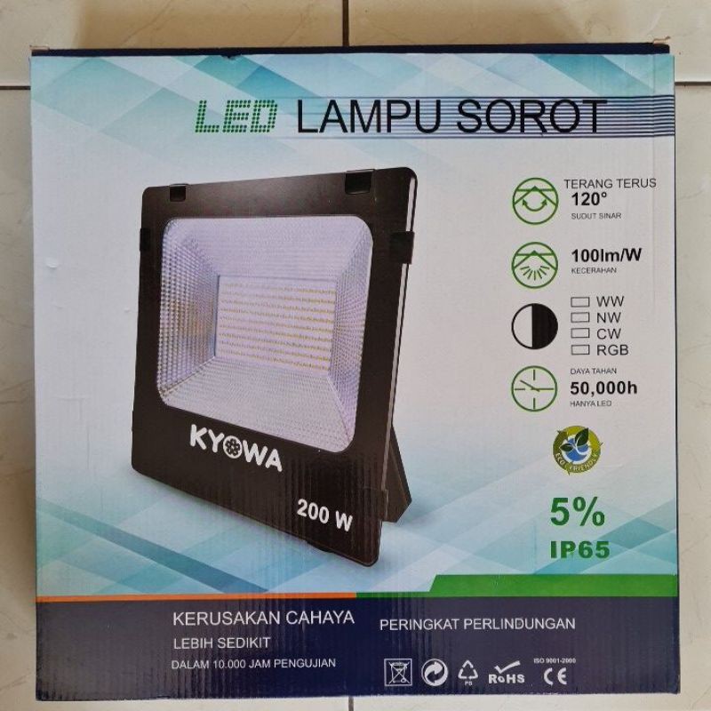 LED Lampu Tembak/Sorot KYOWA 200Watt Best Quality