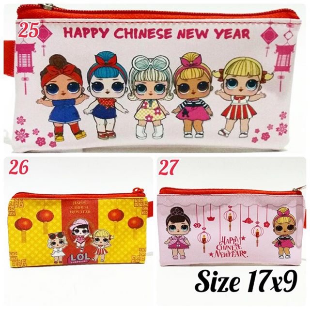 Dompet Imlek Panjang Lol Surprise Pouch Angpao Lucu Murah Chinese New Year LOL SURPRISE