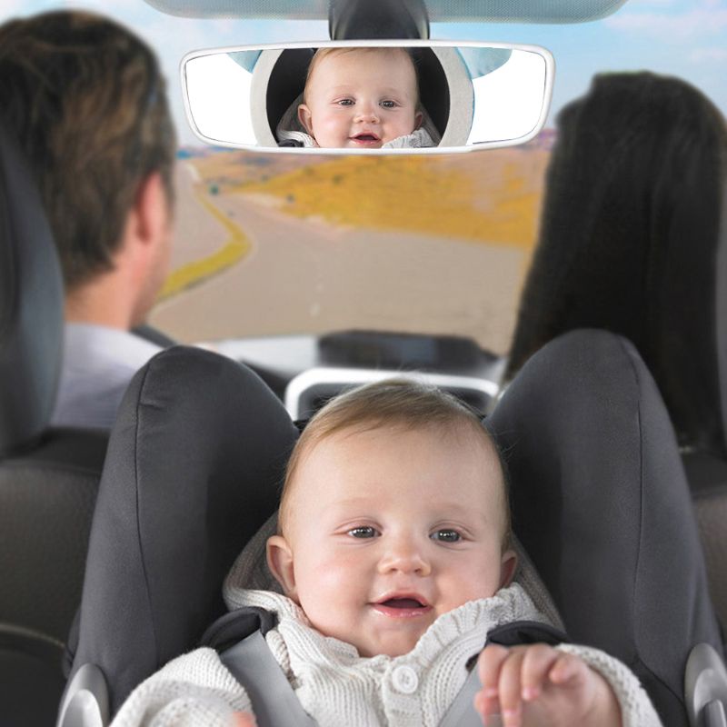 Mary Kaca Spion Bayi / Anak Mini Adjustable Untuk Sandaran Kepala Jok Belakang Mobil