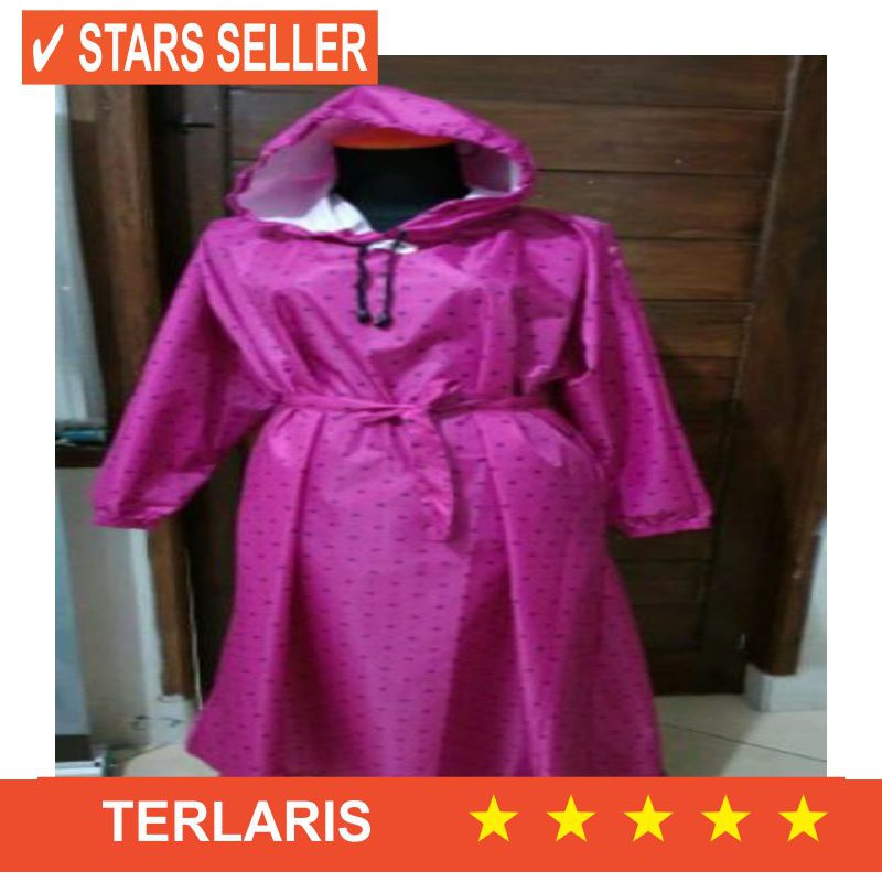 VANILA HIJAB MURAH BARU DRESS JUMBO BESAR LD 110 XL XXL XXXL / Jas Hujan Gamis Muslimah #standar