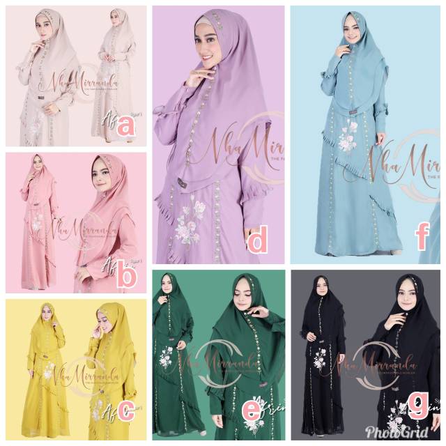 Afrin syari bordir cantik ori by NhaMirranda