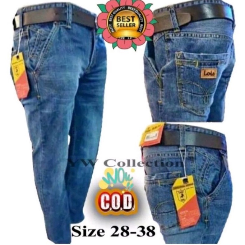 celana panjang pria lois STANDAR ORIGINAL - Celana jeans lois panjang pria