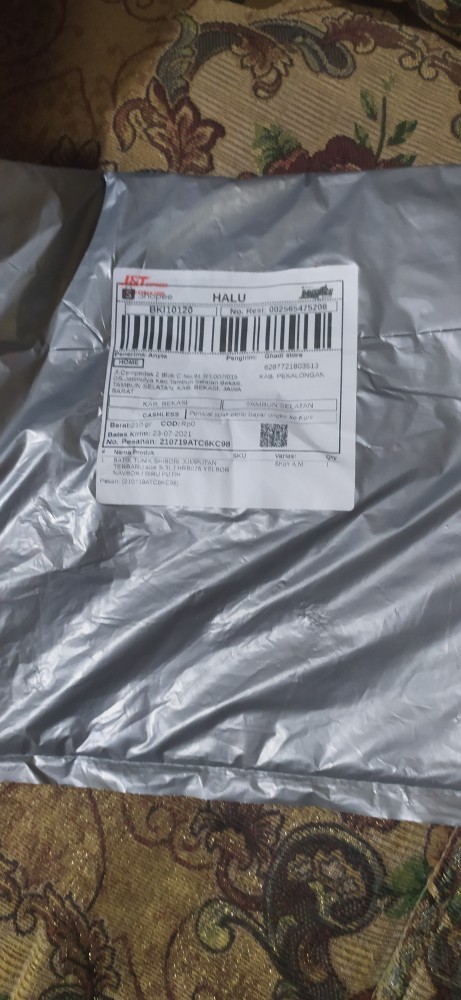 Batik Tunik Shibori Jumputan Terbaru Size S-3l / Hrb026 Yelbor Navbor / Biru Putih