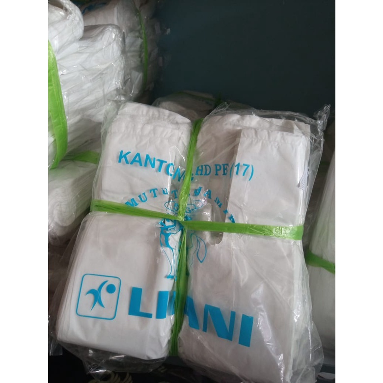 Plastik kresek putih susu liyani 50 ( jumbo )HDPE tebal murah loco coco