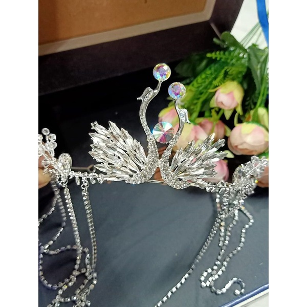 MAHKOTA PENGANTIN  FUL MATA TIARA MAHKOTA ANGSA