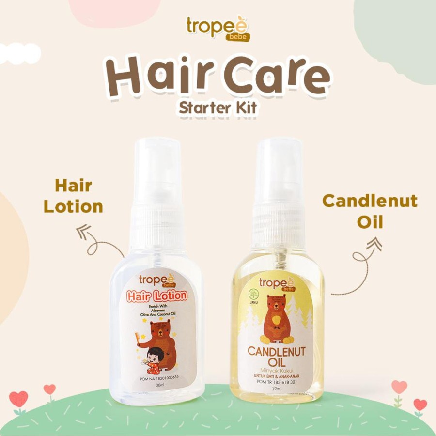 TROPEE BEBE HAIR CARE STARTER KIT 30ML