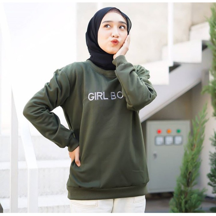 Sweater Wanita Bandung Murah Berkualitas-Girl Boss