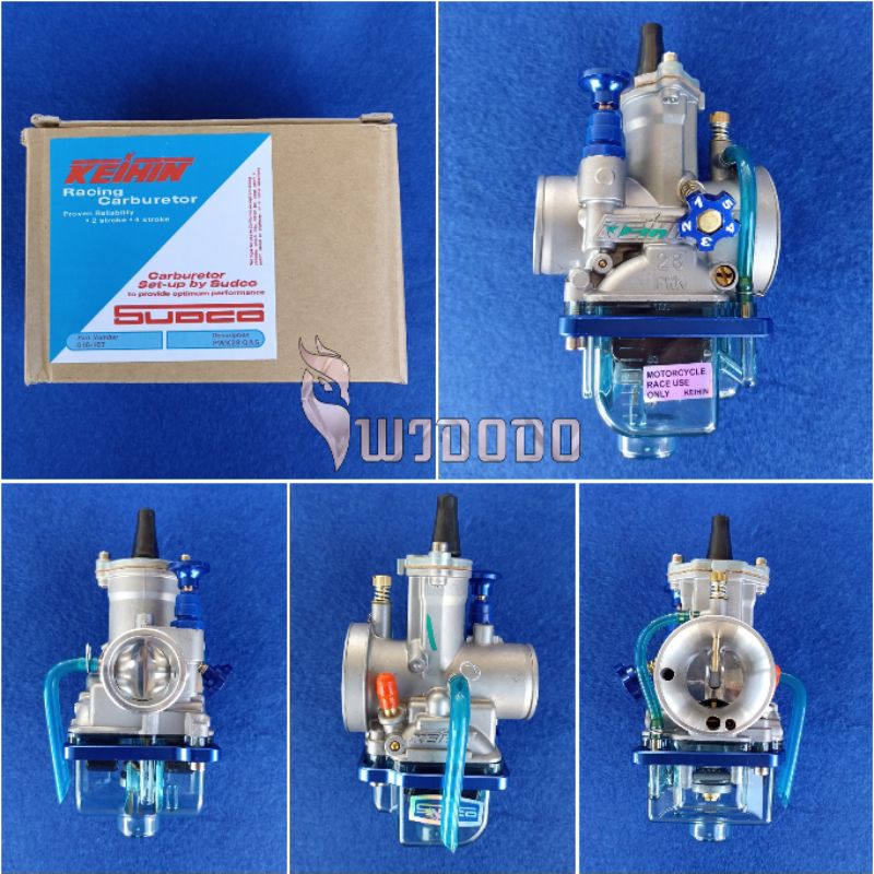 CARBU KARBURATOR KEIHIN SUDCO PWK 28 PLUS MANGKOK BENSIN BENING TRANSPARAN CARBU RX KING NINJA SATRI
