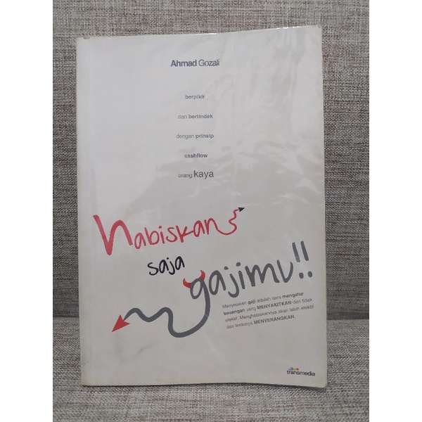Habiskan Saja Gajimu. buku. preloved.
