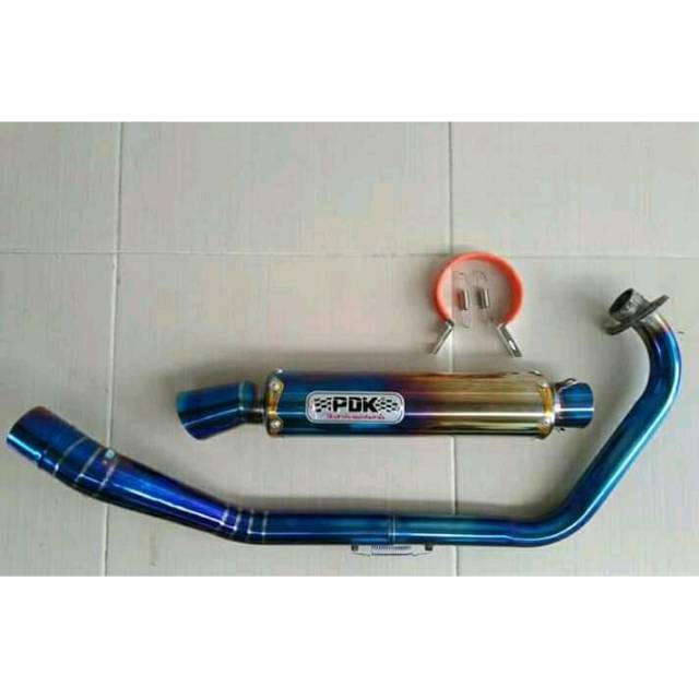 Knalpot pdk bluemon VIXION MX MEGAPRO SATRIA