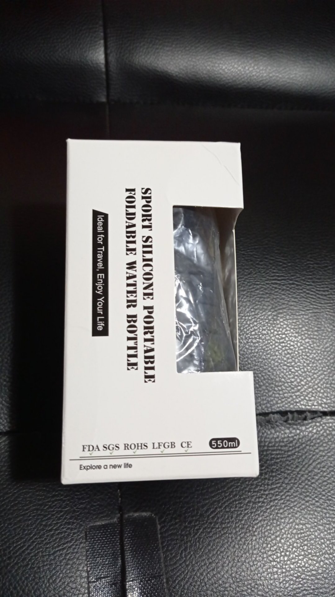 Botol Air 550ml - Collapsible Silicone Water Bottle 550ml