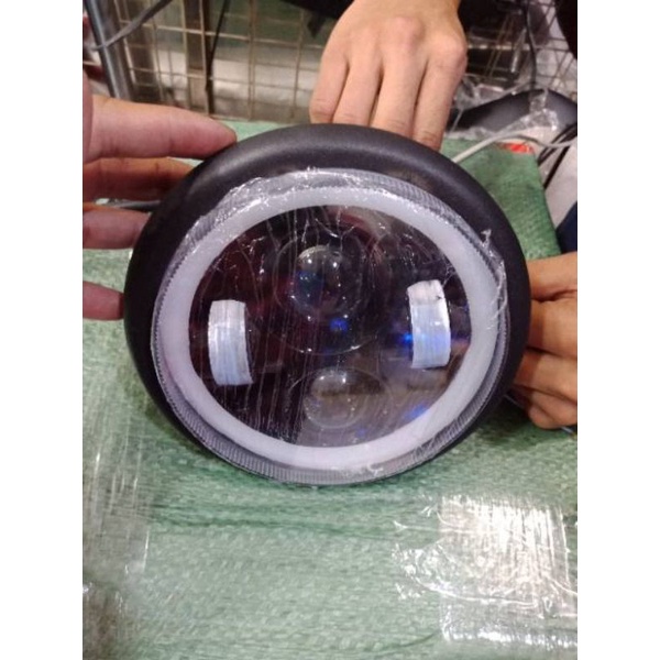 Lampu depan daymaker japstyle ukuran 5,75 inch batok cb