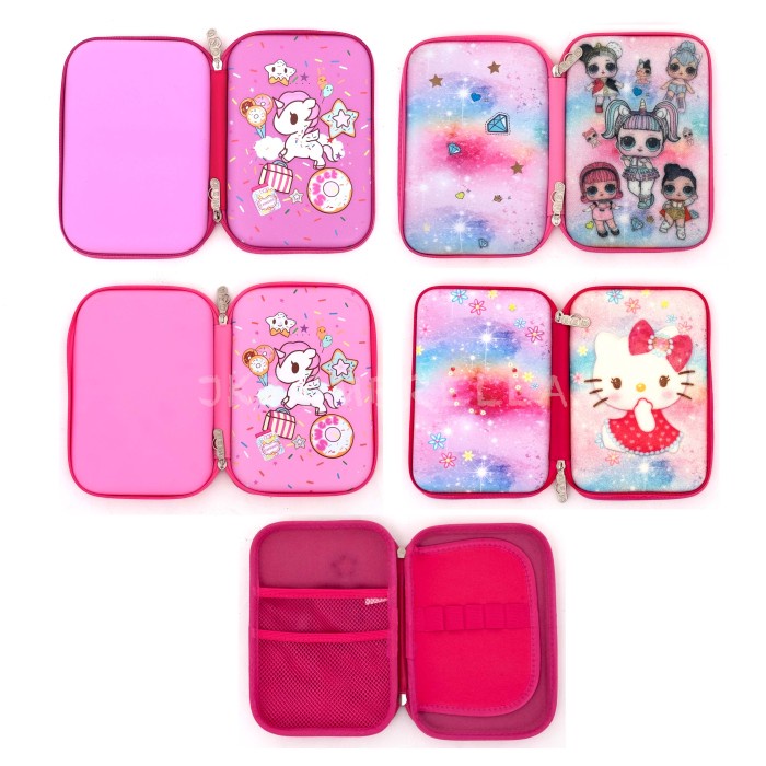 

Kotak Pensil / Tempat Pensil / Hardcase Smiggle Cewe Timbul Import - UnicornPinkTua