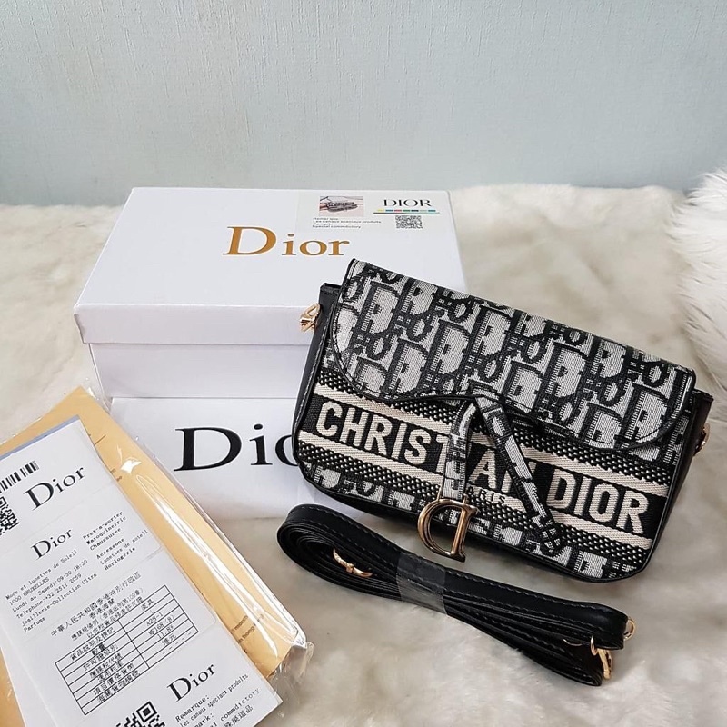 Tas wanita import Dior MSG selempang C#AGB 61142
