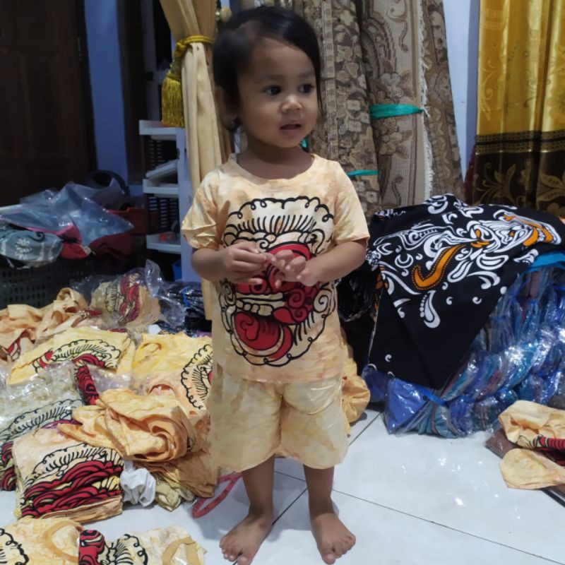 KAOS BARONG ANAK USIA 2-7TAHUN BAHAN RAYON