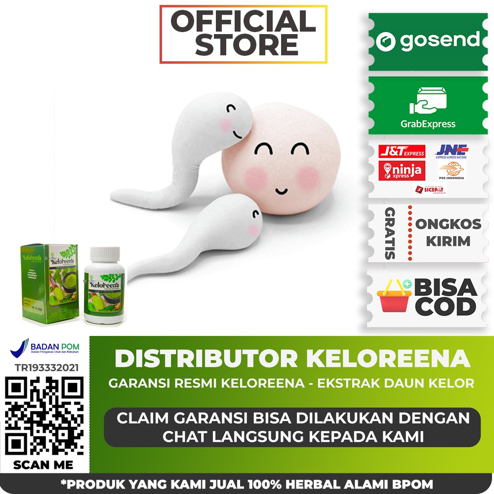 Keloreena Ekstrak Daun Kelor, Obat Sperma Encer, Pengental, Penambah Sperma - Untuk Program Hamil