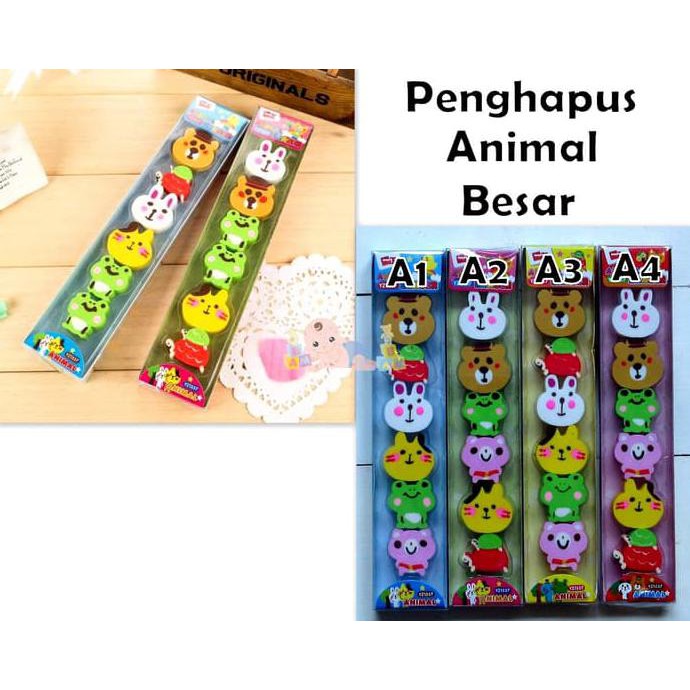 

Top!! Eraser Anak Sekolah Lucu Penghapus Pensil Alat Tulis