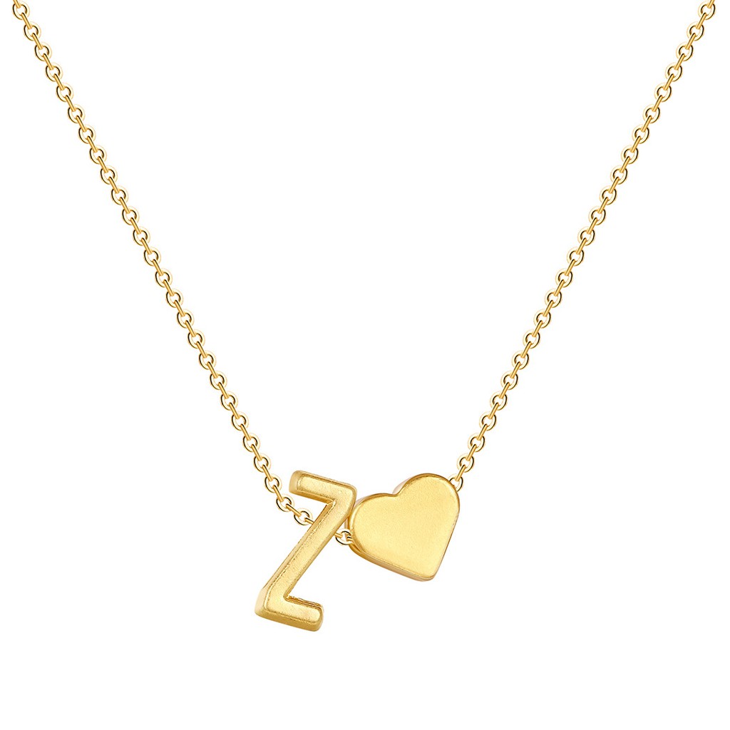 OVERFLOWS.ID [A-T] Part 1 Kalung Rantai Huruf Abjad A-Z Choker Model Simple Ala Korea