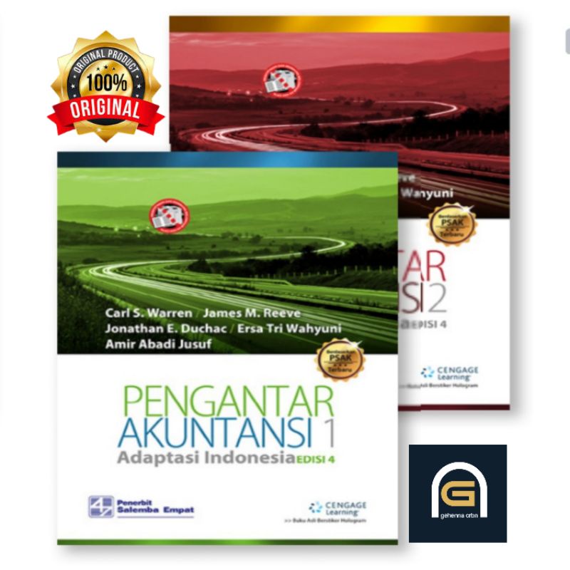 Jual Buku Original : Pengantar Akuntansi 1 & 2 Adaptasi Indonesia Edisi ...