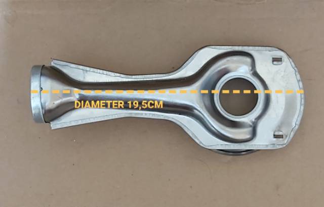 Cerobong Burner kompor gas Rinnai besar 1 set