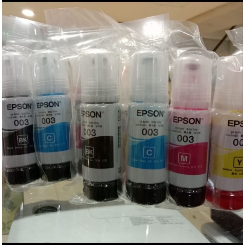 tinta original epson 003 untuk type L3110 L3210 L3250 L3150