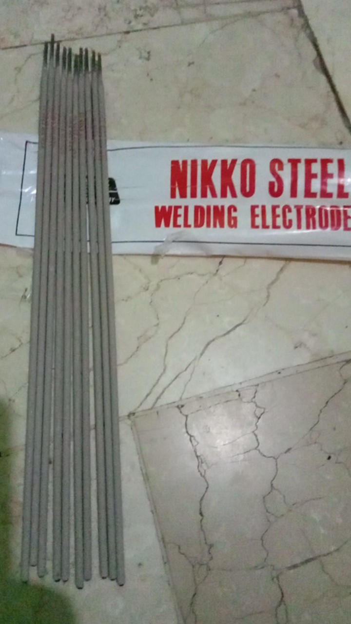 Kawat Las Stainless Nikko Nsn 308 2mm X 300mm  ( 1 Batang )