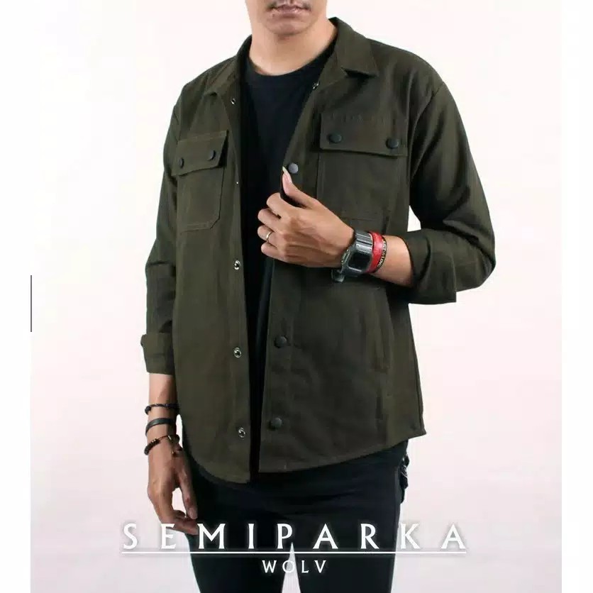 COD JAKET SEMI PARKA PRIA Canvas TR/JAKET PRIA/JAKET KANVAS