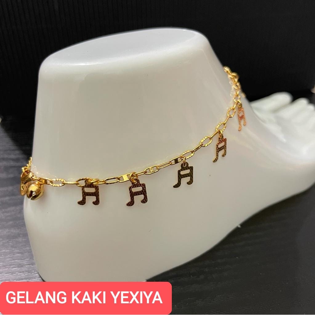 gelang kaki wanita yexiya/aksesoris wanita /perhiasan fashion masa kini byk pilihan model lain nya ya kk