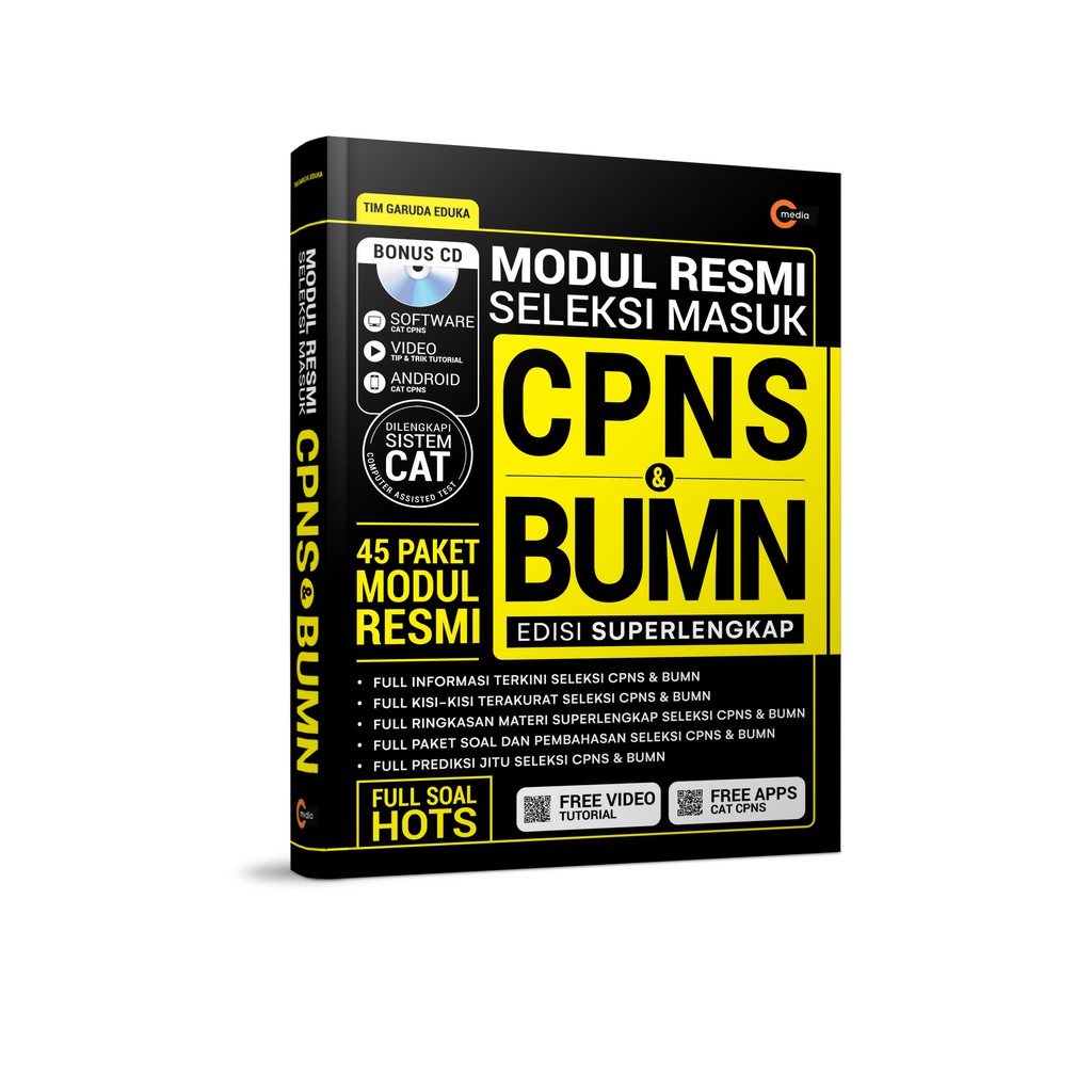 Buku Modul Resmi Seleksi Masuk Cpns Bumn Plus Cd Erlangga Shopee Indonesia