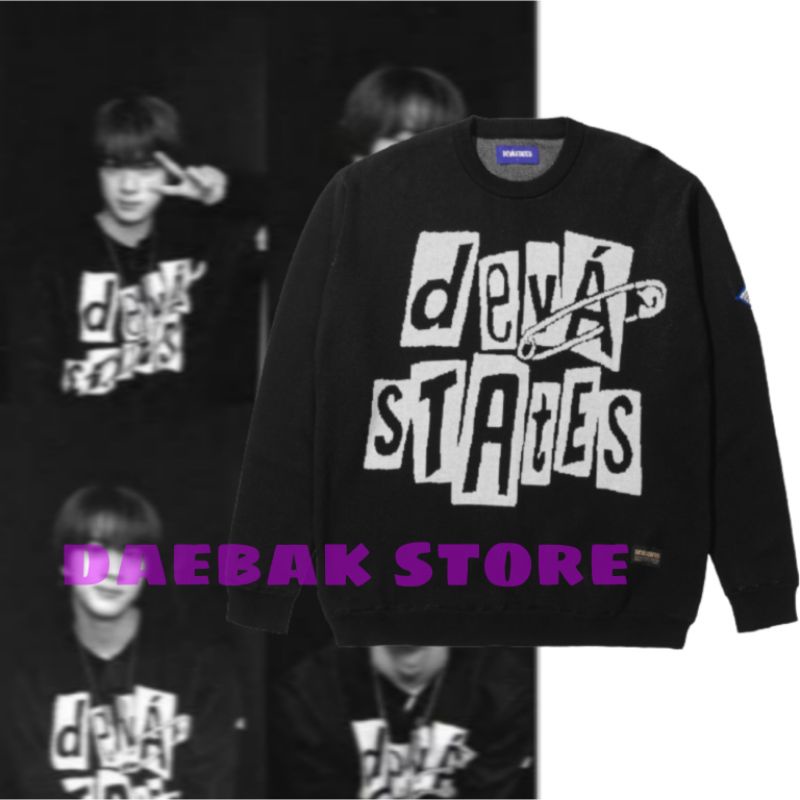 NEW SWEATER SEOKJIN BTS "DEVA STATES" Sablon