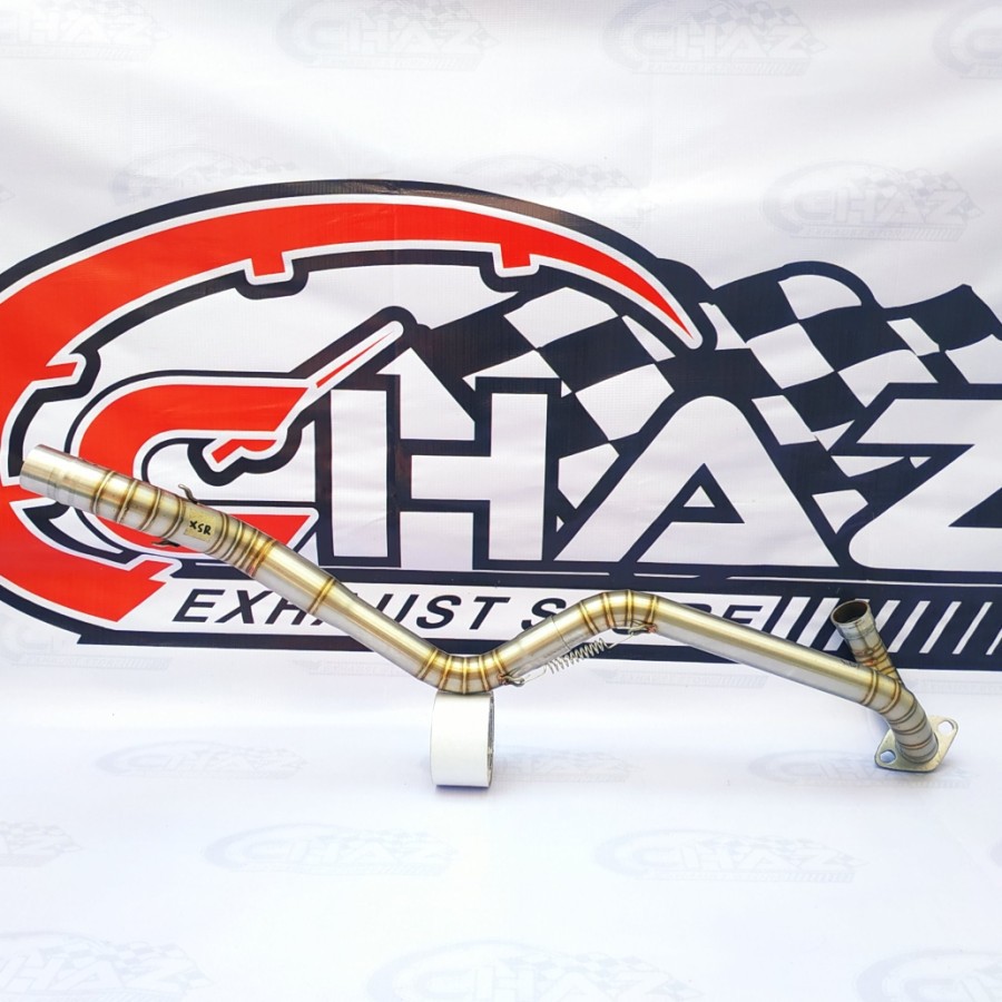 Pipa Leher Knalpot Racing Yamaha XSR 155 Modif Trail Stainless rc