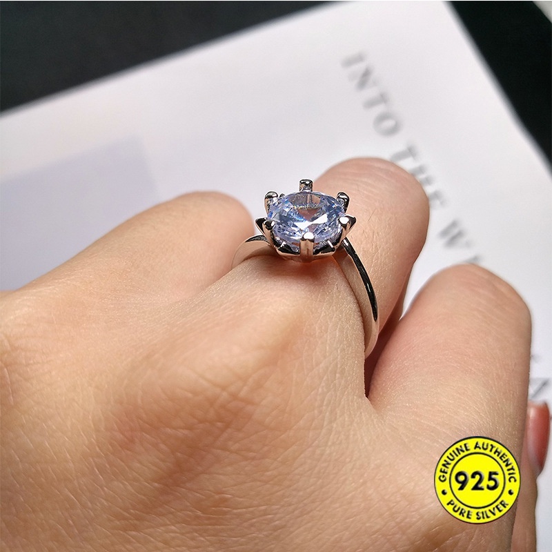 Pt950 Cincin Delapan Hati Delapan Panah Moissanite Untuk Wanita