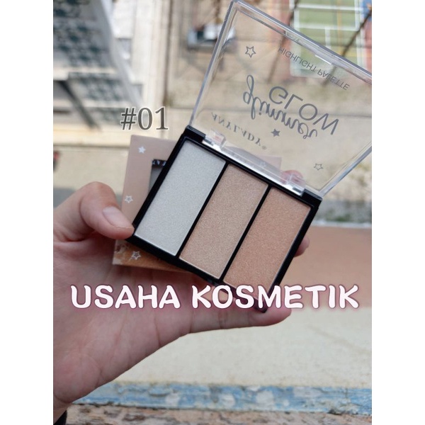 ECER!! HIGHLITHER+BLUSH GLIMMER GLOW ANYLADY NO. 875/855