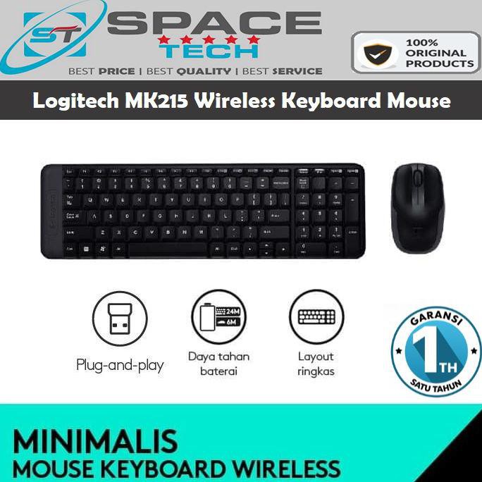 Logitech MK215 Wireless Keyboard Mouse