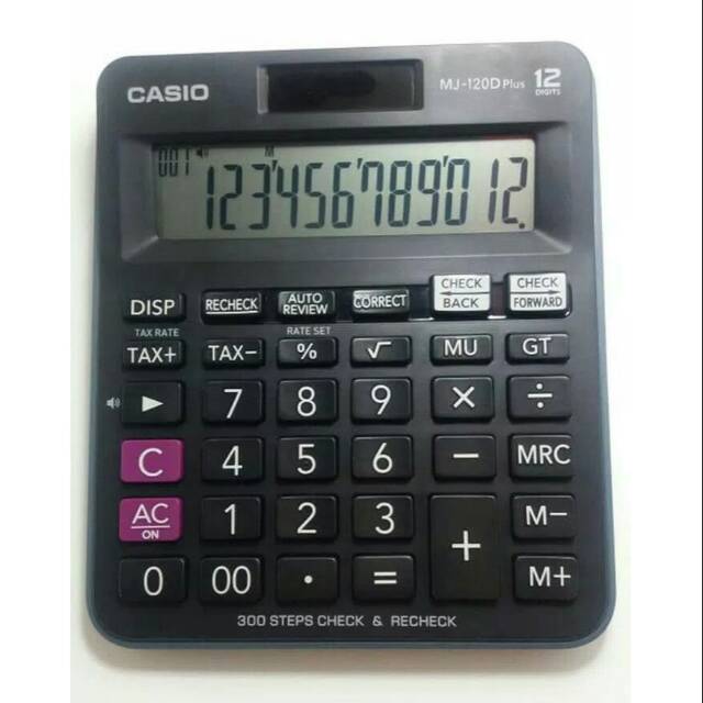 

Kalkulator calculator casio meja mj-120d plus mj12d original garansi resmi
