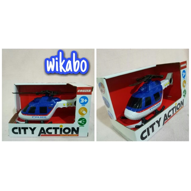 Cruzer City Action Helikopter Police