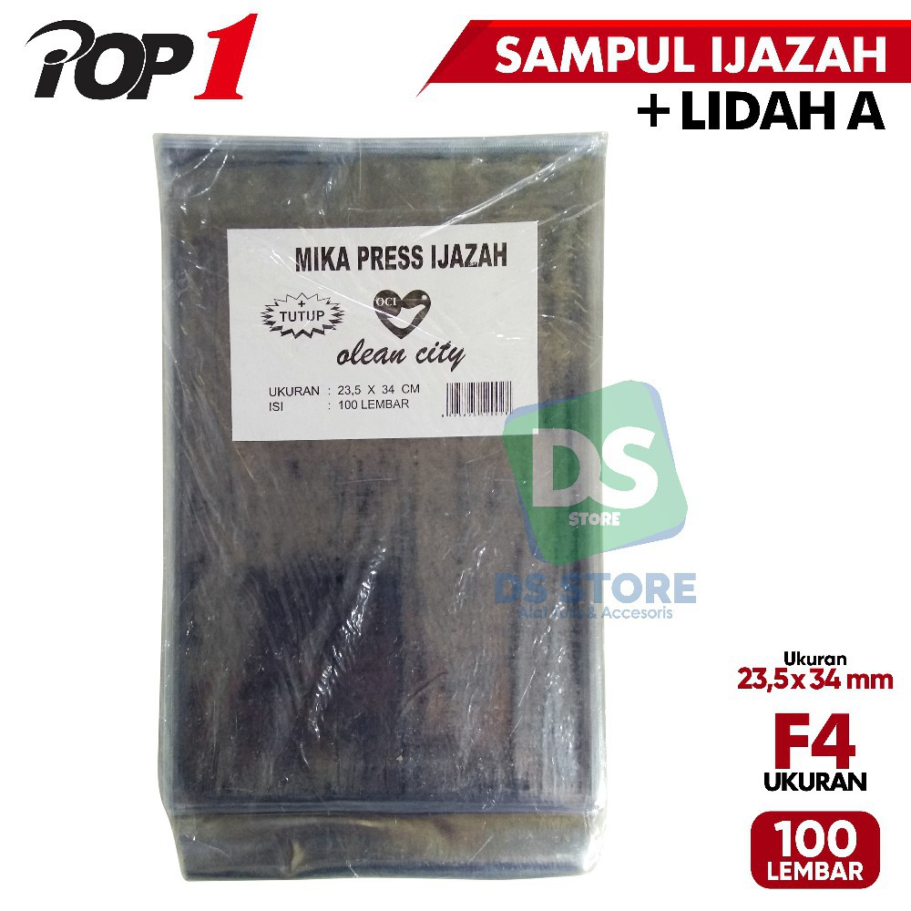 

Mika Sampul / Cover Ijazah + Lidah [ECER=10 PCS] OLEANCITY