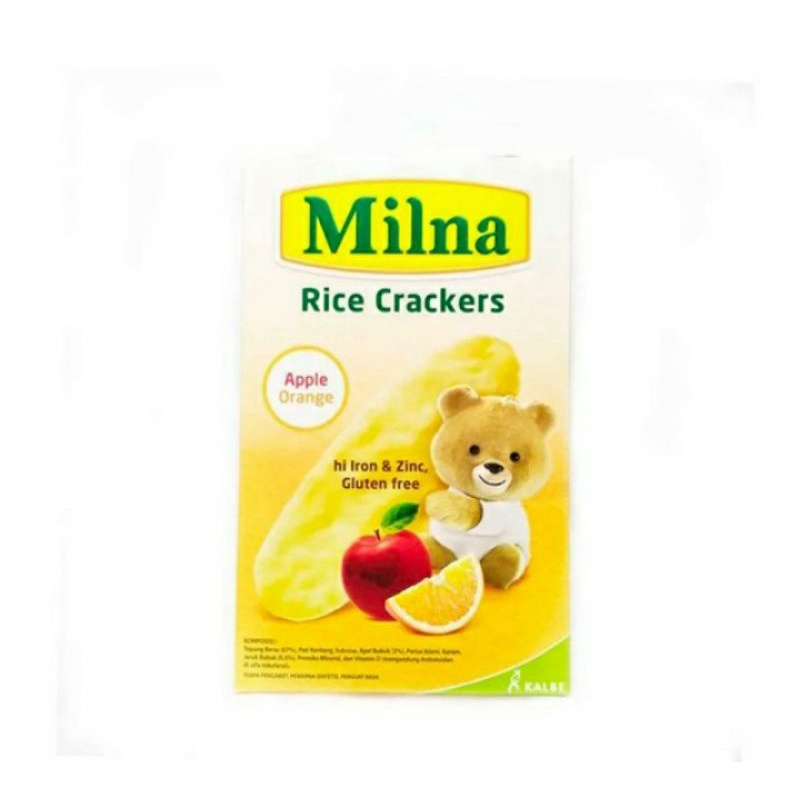 

MILNA RICE CRACKERS APPLE ORANGE 20 G