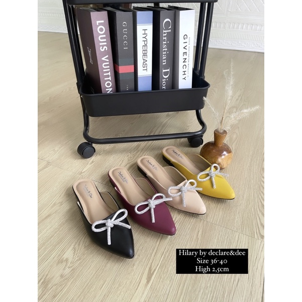 DECLARE&amp;DEE HILLARY SANDAL WANITA TERBARU 2,5CM