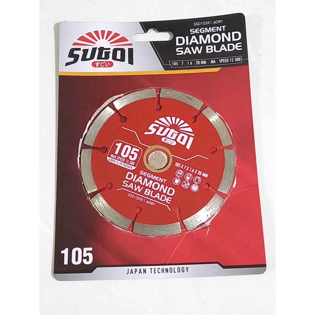 PROMO HARI INI !!! MATA GERINDA POTONG KERAMIK DAN GRANIT MULTIFUNGSI  TERMURAH MERK SUGOI/DIAMOND WHEEL 4&quot;