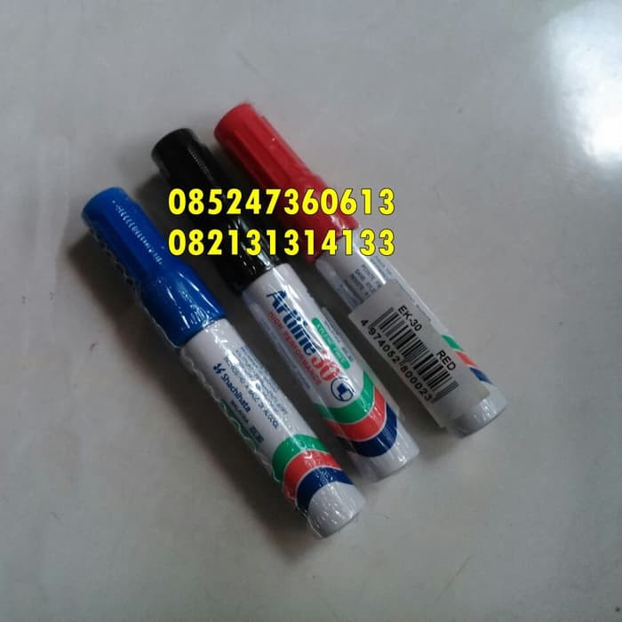 

Jual Spidol Artline EK 30 spidol permanen tahan air dan cepat kering Limited