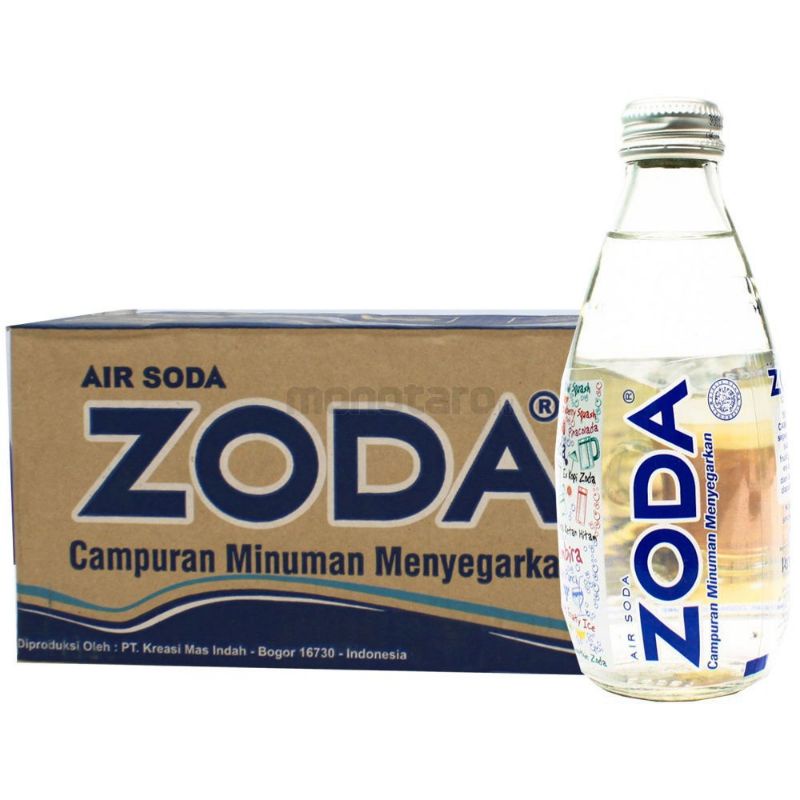 

Air Soda ZODA 250ml (1 Box=24 pcs) grab / gosend