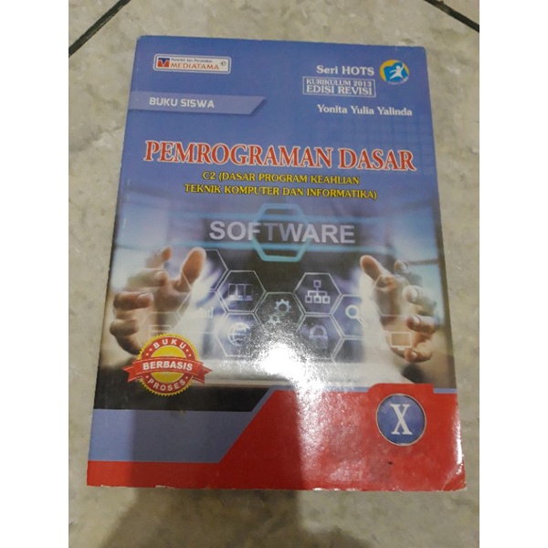 Mediatama Buku Siswa Pemrograman Dasar SMK MAK Kelas 10