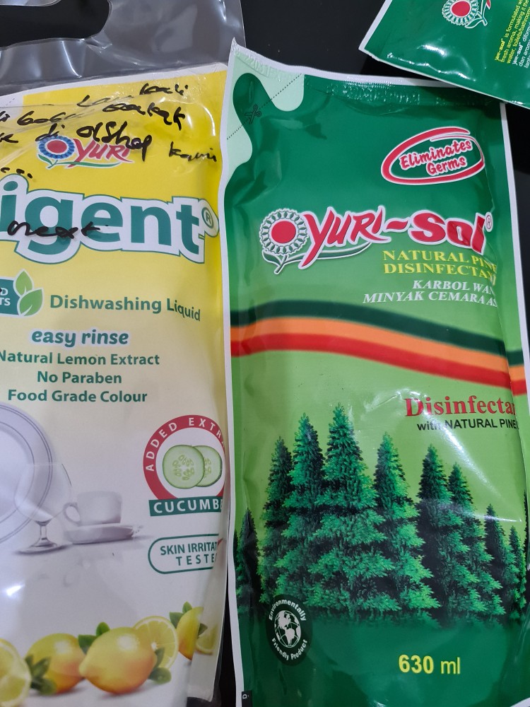 Yuri Ligent Dishwashing Detergent  630 Ml